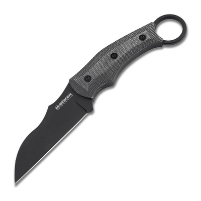 Magnum 02RY700 Straight Karambit taktický nôž/karambit 9,7 cm, PVD, čierna, Micarta, puzdro Kydex