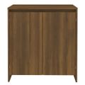 vidaXL Komoda hnedý dub 70x41x75 cm spracované drevo