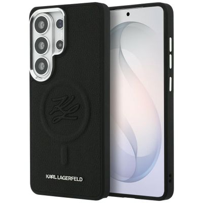 Karl Lagerfeld puzdro Embossed Ring Initials MagSafe pre Samsung Galaxy S26 Ultra čierne