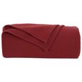 vidaXL Prikrývky na hodenie 6 ks Bordeaux červená 200 x 150 cm 2.52 kg