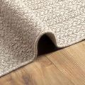 vidaXL Koberec ZIZUR Krémová 200 x 100 cm Polypropylén