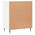 vidaXL Komoda biela 57x35x70 cm kompozitné drevo