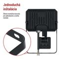 LED reflektor SIMPO s pohybovým čidlom 20 W neutrálna biela