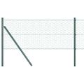 vidaXL Hexagonálny plot 0,4 x 25 m PVC Zelená