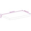 vidaXL Stolová doska živá hrana 40x20x2,5 cm masívne mango