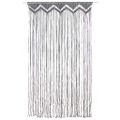 vidaXL Záclona macrame antracitová 140x240 cm bavlna