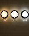 LED stropné CCT svietidlo s pohybovým senzorom TR-261MR - ELLÉS 24W 2400lm ø26x5,5cm Trixline