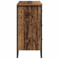 vidaXL Příborník 6-Šuplík Staré drevo 91 x 35,5 x 74,5 cm