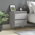 vidaXL Nočný stolík divý dub sonoma 40x35x50 cm kompozitné drevo