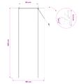 vidaXL Roleta Hnedá 80 x 220 cm Bambus