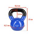Kettlebell HMS KN 10 kg pokrytý vinylom