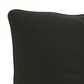 vidaXL Vankúš na chrbát PUTTEN 100% polyester Čierna 70 x 40 x 10 cm