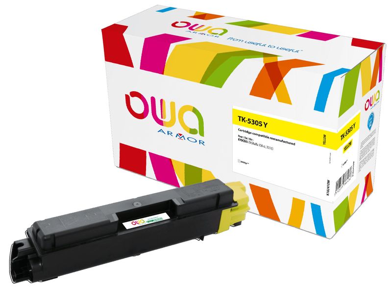 OWA Armor toner kompatibilný s Kyocera TK-5305Y, 6000st, žltá/yellow