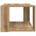 vidaXL Konferenčný stolík Artisan Dub 40x40x30 cm Konštrukčné drevo