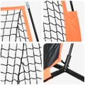 vidaXL Sieť na tréning bejzbalu Čierna 250 x 106,5 x 210 cm Polyester