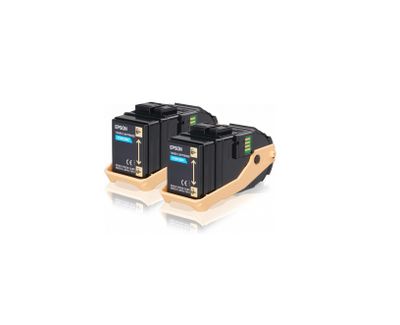 Toner EPSON Cyan Double Pack AL-C9300N 7,5K x2