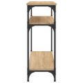 vidaXL Konzolový stolík dub sonoma 75x29x75 cm kompozitné drevo