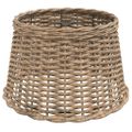 vidaXL Tienidlo na stropnú lampu, hnedé Ø45x28 cm, prútie