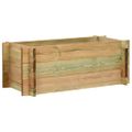 vidaXL Vyvýšený záhradný záhon, impregnovaná borovica 80 cm