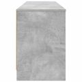 vidaXL Skriňa pod posteľ s poličkou 2 ks Betónovo sivá 66 x 33 x 48 cm