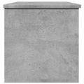 vidaXL Úložný box betónovo-sivý 102x35x35 cm kompozitné drevo
