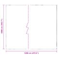 vidaXL Pokrytie rastlín Priehľadná 10 x 12 m PE