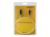 IEE1394 kábel - FireWire 800 (M) na FireWire 4-pin (M) - 2 m