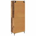 vidaXL Highboard 2 ks Staré drevo 69,5 x 34 x 180 cm Kompozitné drevo