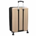 vidaXL Kufor so zámkom šampanského 50 x 30 x 76 cm ABS plast