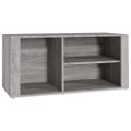 vidaXL Botník sivý dub sonoma 100x35x45 cm spracované drevo