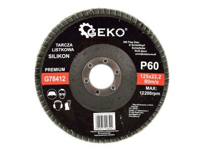 Lamelový kotúč 125mm, P60 GEKO