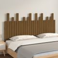 vidaXL Nástenné čelo postele medovohnedé 159,5x3x80 masívna borovica