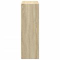 vidaXL Knižnica farba dubu sonoma 40x24x75 cm drevotrieska