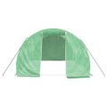 vidaXL Fóliovník s oceľovým rámom zelený 12 m² 4x3x2 m