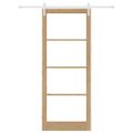 vidaXL Posuvné dvere ORKDAL Prírodná 93 x 232 cm