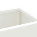 vidaXL Stojan na dáždniky Biela 28 x 12 x 41 cm Oceľ