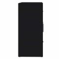 vidaXL Komoda čierna 91x29,5x65 cm spracované drevo