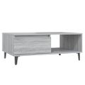 vidaXL Konferenčný stolík sivý sonoma 90x60x35 cm kompozitné drevo