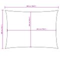 vidaXL Tieniaca plachta, oxford, obdĺžniková 3x5 m, biela