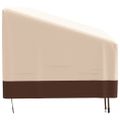 vidaXL Obal na 3-miestnu lavicu béžový 198x97x48/74 cm 600D oxford