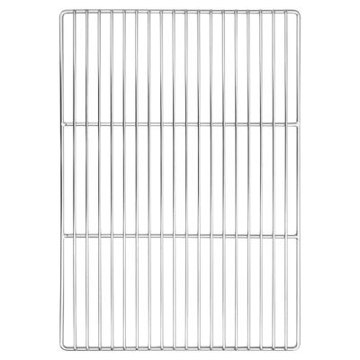 vidaXL Grilovacia mriežka Strieborná 50 x 35 cm Nerezová oceľ
