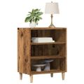 vidaXL Komoda staré drevo 57x35x75 cm kompozitné drevo