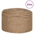 vidaXL Jutové lano 25 m dlhé 14 mm hrubé
