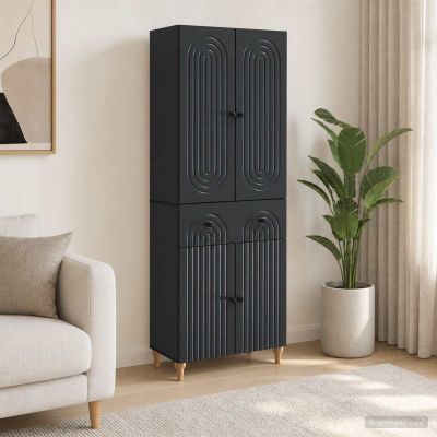 vidaXL Sada skríň 2 ks Kompozitné drevo