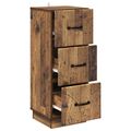 vidaXL Zásuvkový kabinet 33 x 34,5 x 87 cm Kompozitné drevo