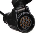 Káblová redukcia zásuvky tažného zariadenia TRAILER CABLE 1, 7-13pin, 50cm SIXTOL