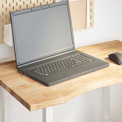 vidaXL Doska stolíka neošetrená 80x60x2,5 cm dubový masív obdĺžnikový