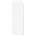 vidaXL Komoda s LED svetlami biela 162x37x100 cm