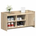 vidaXL Skriňa na topánky s úložiskom Dub sonoma 100 x 39,5 x 51 cm
