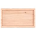 vidaXL Stolová doska 80x40x(2-4) cm neošetrený masív živé hrany